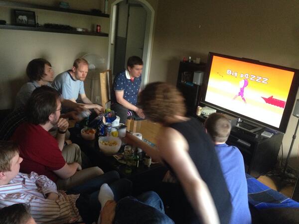 hanssonmicke's tweet photo. Då kör vi. Gaming Gathering™ 2014 @JonasMaki #gamereactor #gaminggathering http://t.co/TLEogNockF