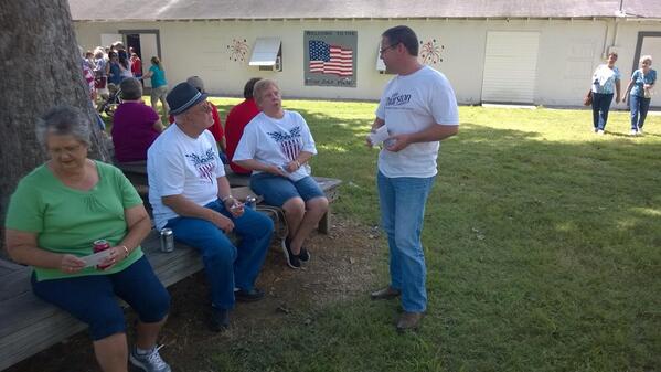 _johnthurston's tweet photo. Happy Independence Day to everyone, it was wonderful to visit with so many people today in NE AR. #arpx http://t.co/Yc6BJnjWa4