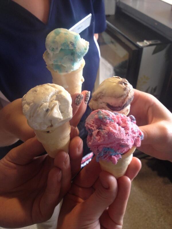 GingyAli's tweet photo. Free sample sized cones &amp; food tonight! 4-7 launch party come on down to @FredLighthouse @FoodattheCrowne http://t.co/YigGPWyIiR