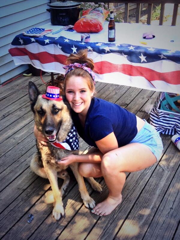 Happy 4th from Jäger & me 🇺🇸 #mydogiscuterthanyours