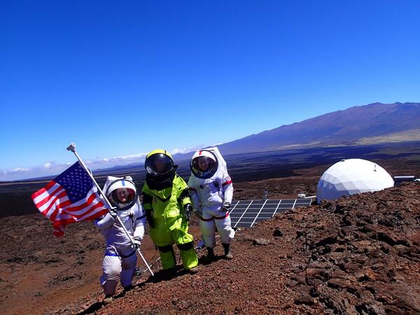 Happy 4th of July, #HISEAS is celebrating American Independence day on sMars.
