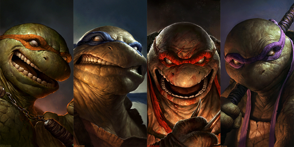 StrangeKidsClub's tweet image. Our #SHELLABRATION continues with Dave Rapoza's radical TMNT fan art series bit.ly/1n0FFHk