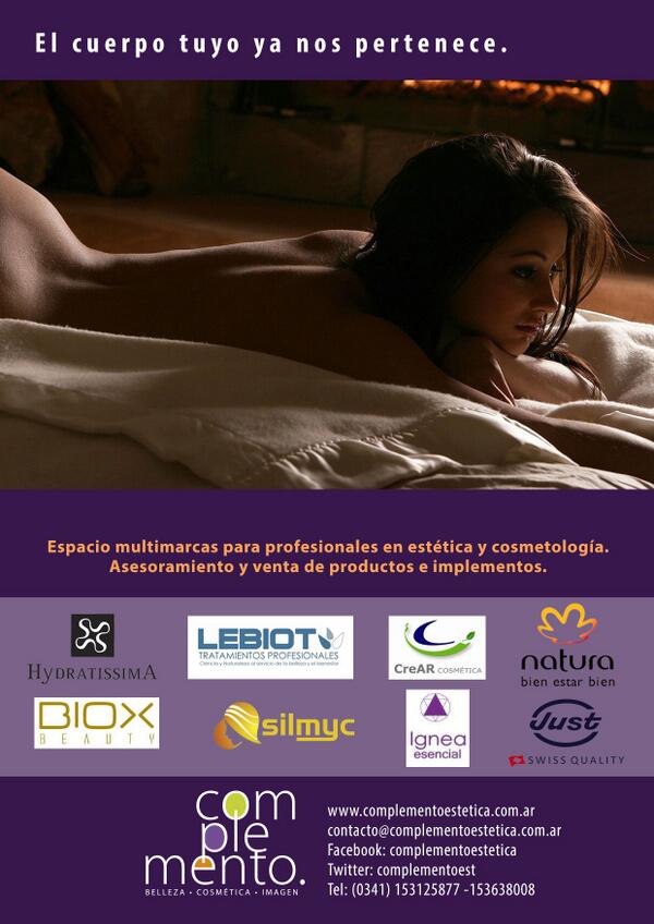ComplementoEst's tweet image. CONSULTAS Y ASESORAMIENTO (0341)153125877.
complementoestetica.com.ar