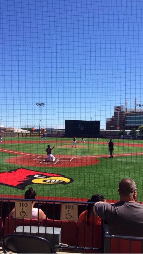 So cool to play here today #Louisvilleuniversity #bigtime #ACC