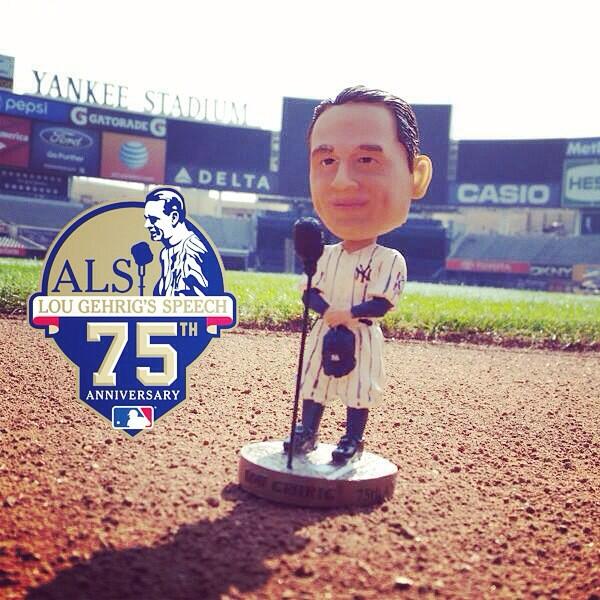 phidelt's tweet photo. Celebrating 75 years since Brother Gehrig's farewell speech. Proud supporter of finding a cure for ALS. #Gehrig75 http://t.co/Ox4BsclmD2