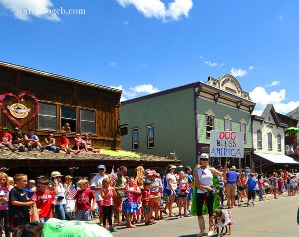 Watchdogcb's tweet photo. Happy 4th from #CrestedButte! #It'sadogsworld  #CrestedButteParade  #ElkAve
#WatchDogs  #fourthofjuly 
#friday http://t.co/DZyheU5kP5