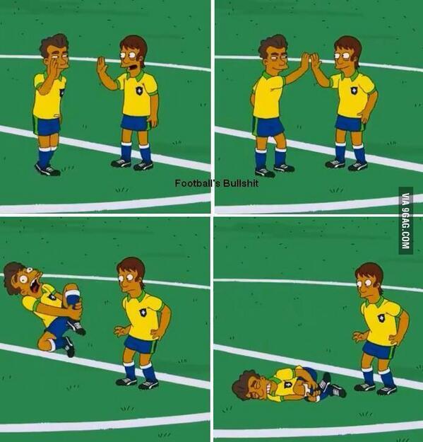 Neymar Ensayando.