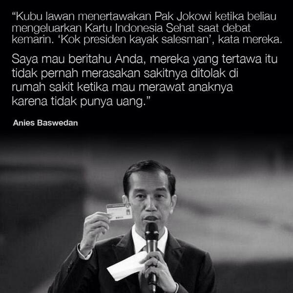 jokoanwar's tweet photo. #2alasanmilihjokowi kartu Indonesia pintar dan ini. http://t.co/1SFm5qY4by