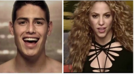 Shakira cambia a Piqué por James Rodríguez. Mirad aquí: -> http://t.co/FXpcr8L9ay RT: James FAV: Piqué #Brasil2014