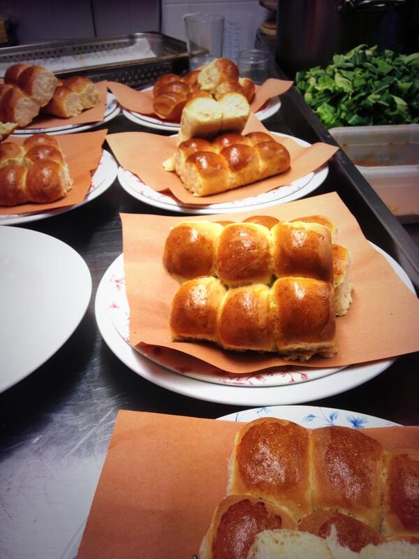 Mini Parker house rolls for the mudbug boil