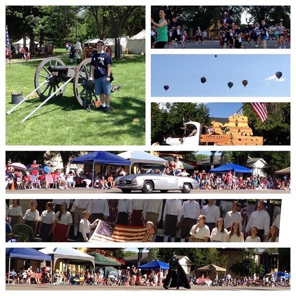 So far it has been a #great #fourthofjuly!#imbyacannon #freedom #noellepikuspace #colonialvillage #darthvader #un...