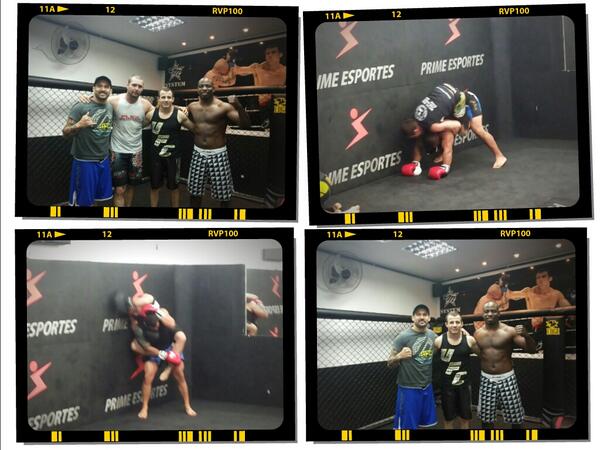 Chaulet's tweet photo. Treinão d MMA hj na CMsystem puxado por Cristiano Marcelo e Zulu muito obrigado pela recepção galera parceria fechada http://t.co/wr5Kc0o2SM
