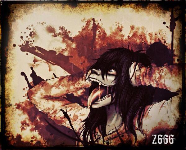 SleepJeff's tweet image. My blood lust is un-quenchable. #jeffthekiller #tongue