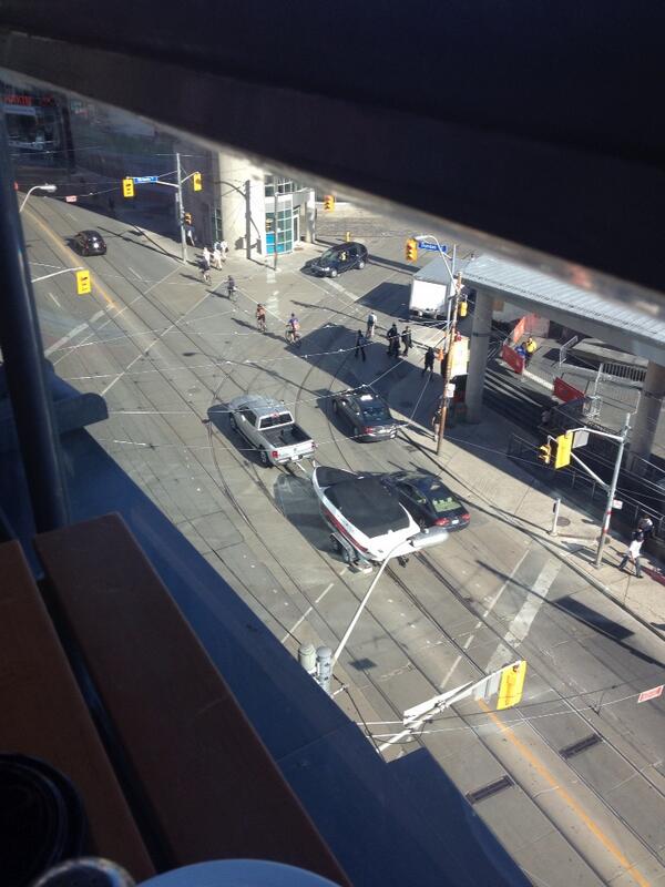 Colojo's tweet photo. "That's a weird car" @karlymale ...that would be a boat. http://t.co/BTJOpJxmv5