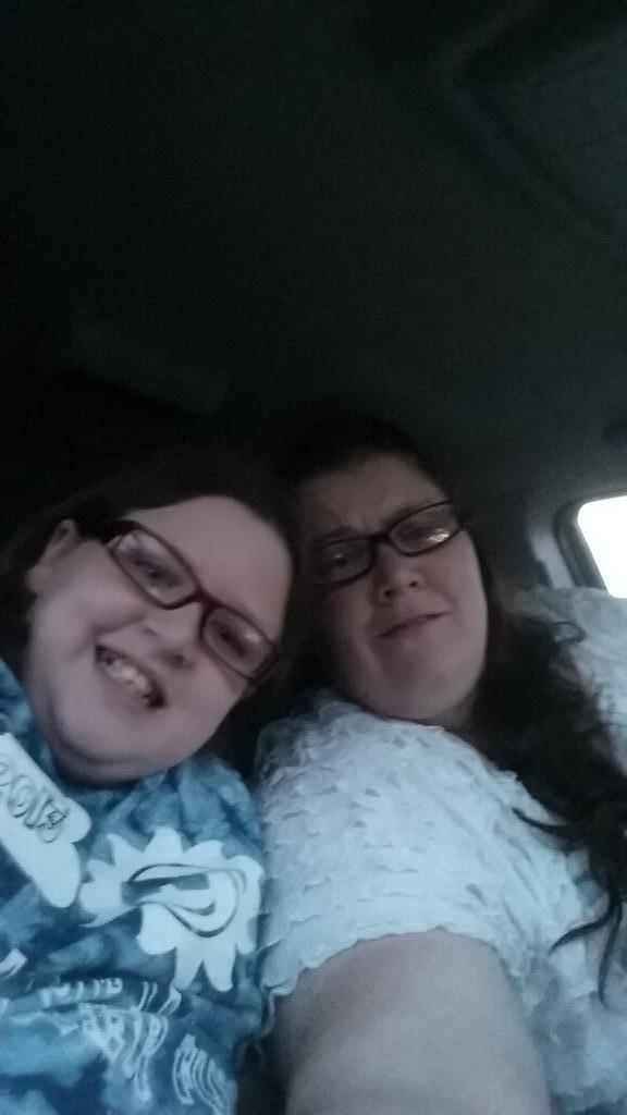 GaylorBetty's tweet photo. Izzy and me at the Drive movie to see tammy http://t.co/M2po21YH8H