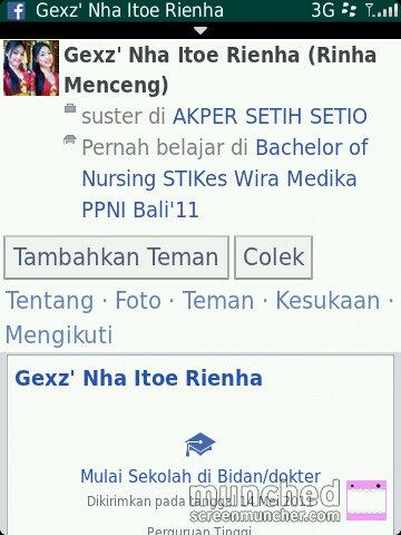 RinhaMenceng2's tweet photo. Tlong yg merasa di sms sama yg punya fb ,jgn dibls ! Krna ni fb HACK sama orng yg BNGST ! Thx http://t.co/gUA3NO723f