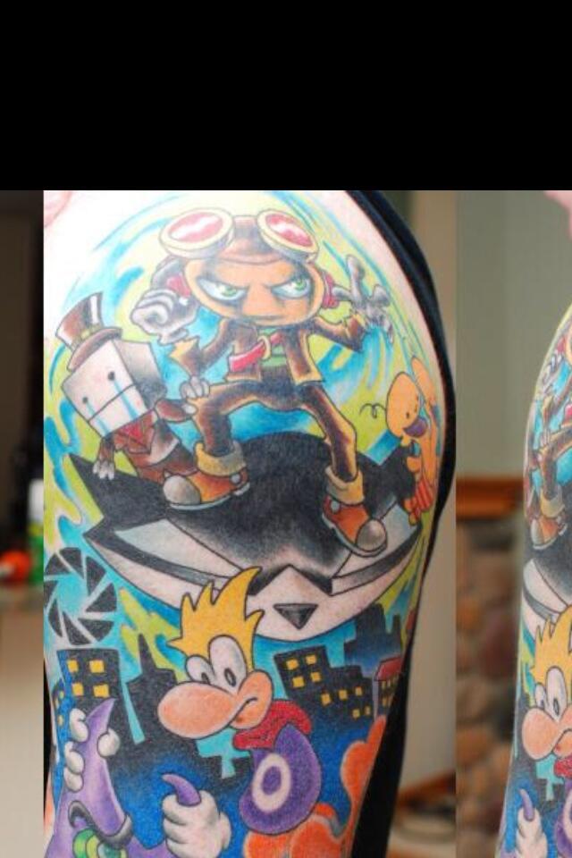 Psychonauts This Guys Tattoo Is Awesome Psychonauts Timoflegend Doublefine Notch Psy2 Http T Co Euepsejdph