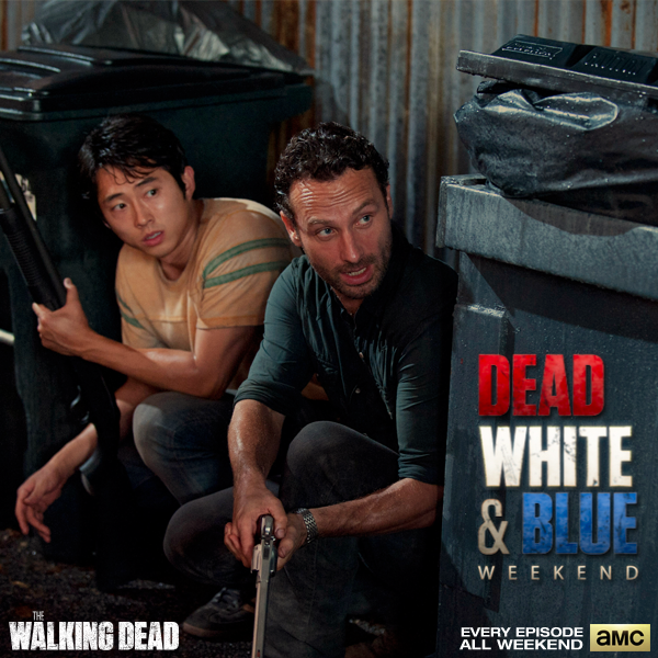 WalkingDead_AMC's tweet photo. Who has a #Triggerfinger? Watch S2 Ep9 during #DeadWhiteandBlue now. http://t.co/vtZuPgOCri