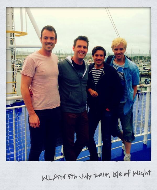 @WLAM1963 Overseas adventure! On our way to tonight's show at Norton Grange, IOW. <a href="/TSutcliffe1/">Thomas Sutcliffe</a> <a href="/Jacob23Cook/">Jacob Cook</a> @jjeio