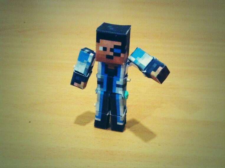 Pixel Papercraft - Steve (Minecraft)