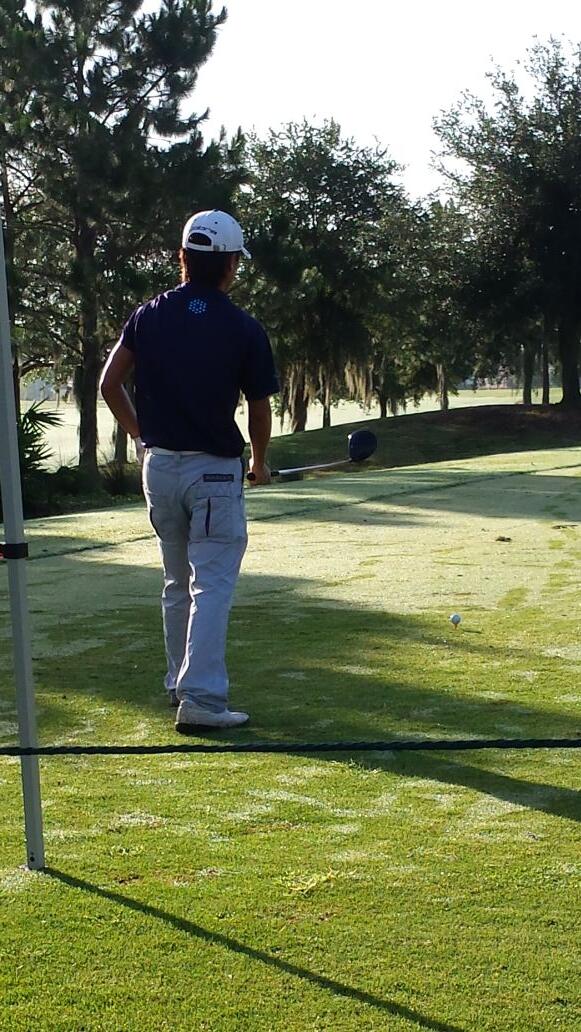 BryanMulryGGGA's tweet photo. Taiga Seki approaches his first shot in the HJGT event at Eagle Creek in FL @GGGAgolf #hardwork #trainlikechampion http://t.co/eD56sCwzqj