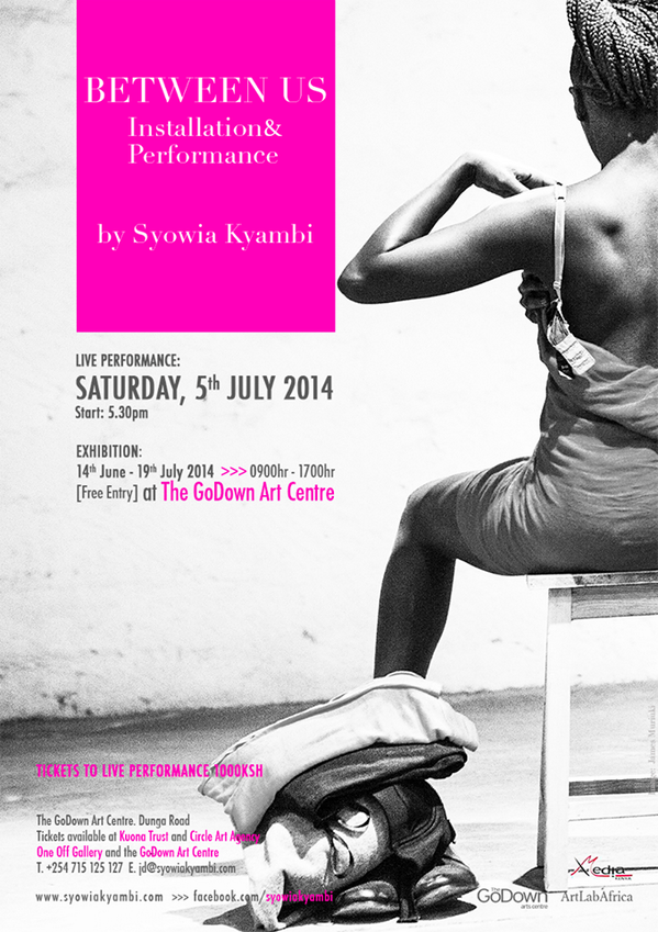 Its ON, today!! #LiveArtPerformance, #AfricanContemporaryArt, #Nairobi, #GoDownArtCentre,#SyowiaKyambi,