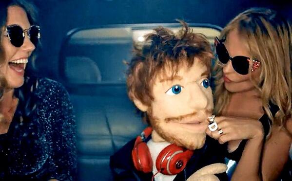 concmoo78's tweet image. Mrs Conc reckons I loom like the puppet off the Ed Sheeran video?! #Harsh #Ginger #HowVeryDareShe
