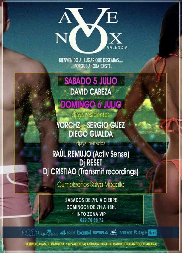 miriamborja1978's tweet photo. Ave nox Valencia!!!lista Vip hasta las 8 646365542 http://t.co/ThzVKVYLLj