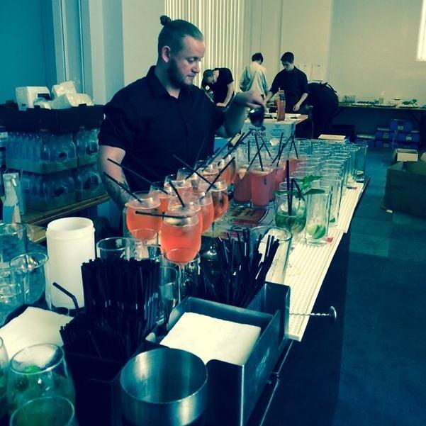 IMIXEvents's tweet photo. Drinks reception for @santanderuk for the @ifb2014 #cocktails @AperolSpritzUK http://t.co/y8koN5FQ0u