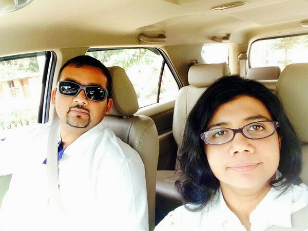 kousik's tweet photo. on completion of 14 years with @sumanap under the same roof, I have an advice for the world: marry your best friend. http://t.co/1PBRObQ87S