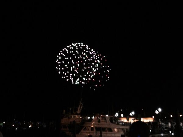 Fireworks on the 4th!   Nothing better!