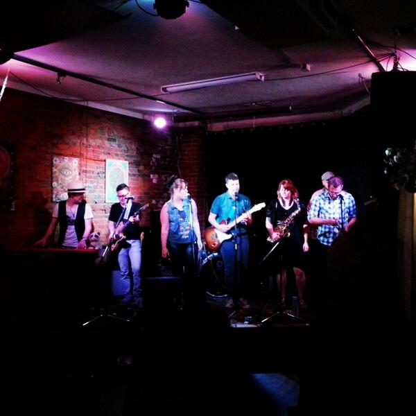 spark_society's tweet photo. Played @HomgrownHam with The Human Orchestra last night. Good times. #hamont http://t.co/ZngUyvStUk