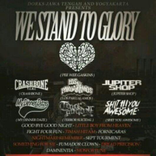 Acara keren nih kak:)Rt <a href="/Dorks_Kudus/">Dorks Kudus</a>: We Stand To Glory presale 20k bs pesan melalui yunita kiss 7442EFDB/08562709375