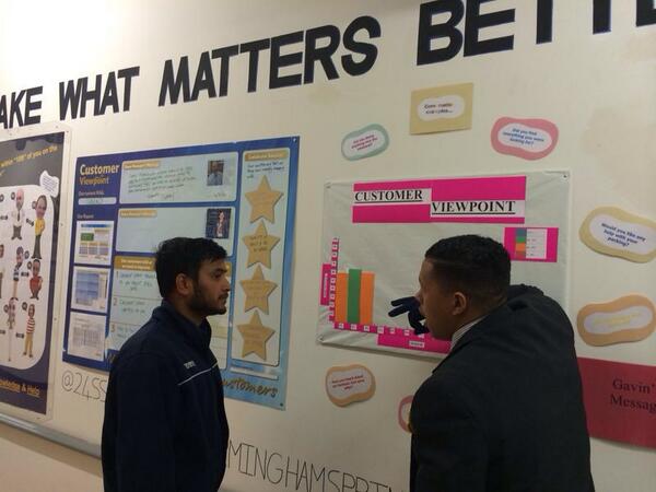 LucyMorganx's tweet photo. Sheridan engaging his team around customer viewpoint. #betterservice @24SSSTesco @smartinlewis @SpringhillTesco http://t.co/s8IV1c1WoD