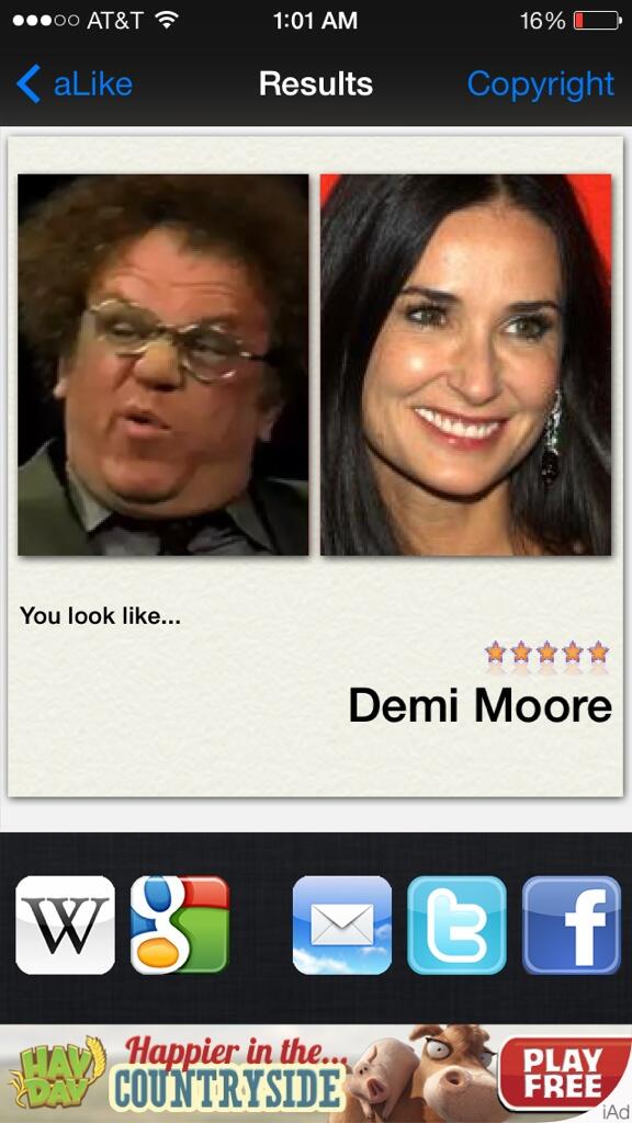 b_pntr's tweet photo. celebrity likeness apps don't lie... @justdemi @John_C_Reilly @_Steve_Brule http://t.co/h1ZNgVPh0s
