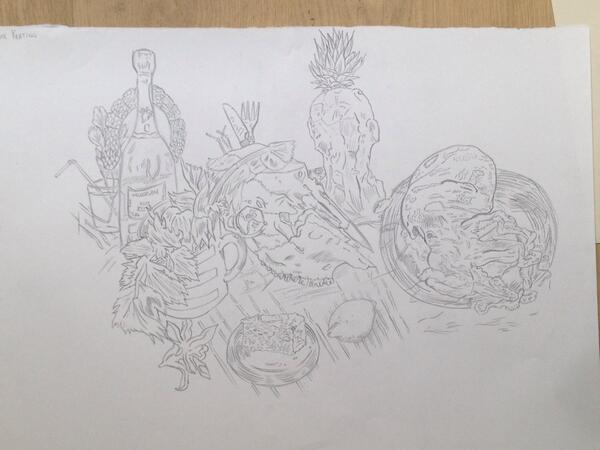 kbrookes1's tweet photo. Drawing of the day 2. Colm! SO GOOD!!!! @PrincesDrawing clubs http://t.co/7PVw2LSbQI