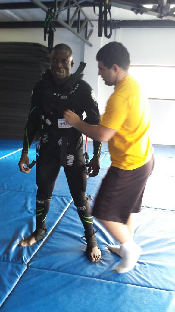 # panther.After this morning's wrestling training...