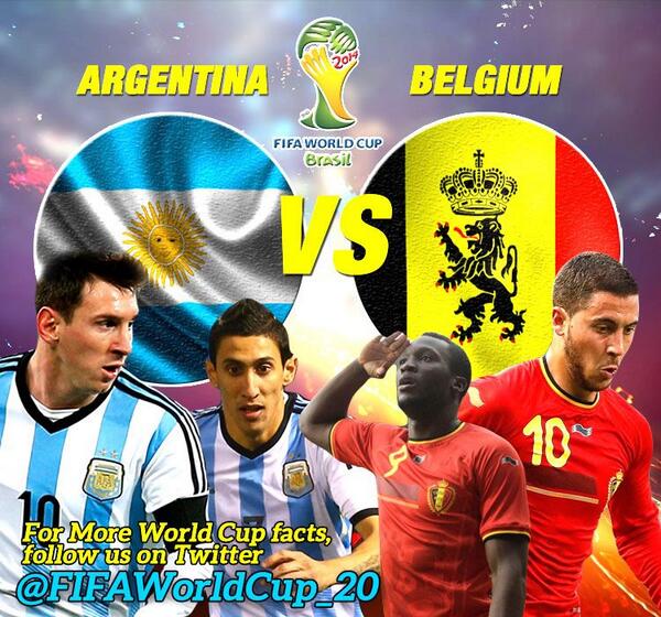 MyPatriotsWorld's tweet photo. Interesting and awaited quarter final match.

#NED vs #CRC

#ARG vs #BEL

#NEDCRS #ARGBEL #NEDvsCRC #ARGvsBEL http://t.co/uhqu7mIK6X