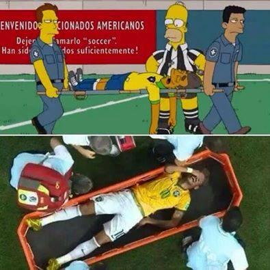 FootballFunnnys's tweet photo. The Simpsons called it! http://t.co/Uan9aTg0em