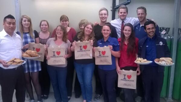 IanHerd2's tweet photo. New store team at Farnborough bonding already.This will be a great store. http://t.co/BX7E3R99Og