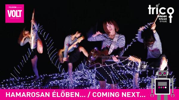 USTREAMHungary's tweet image. 16.00-tól Tricot a 2-es csatornán! bit.ly/TAm70A 
#voltfesztival #volt2014