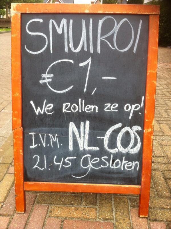 LytsBegjin's tweet photo. Vandaag de smulrol in de aanbieding enne wij gaan 21:45 uur dicht! http://t.co/kGIH5Npqu3