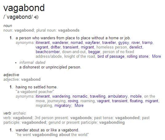 Havbrasme tandpine Jonglere B1A4_UK on Twitter: "Vagabond meaning http://t.co/yDGkRMbcU8" / Twitter