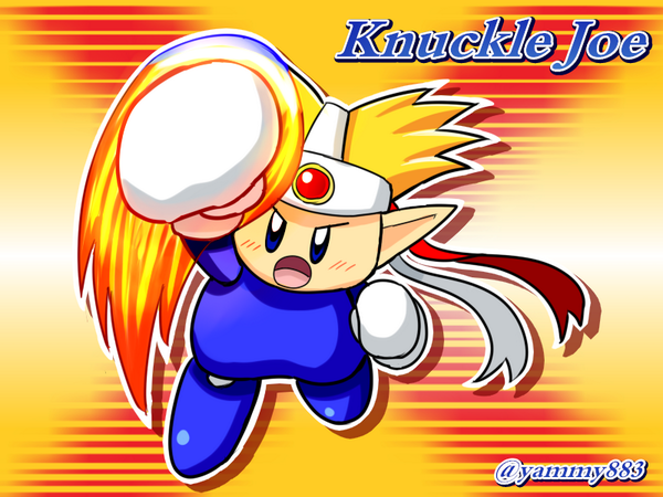 やみぃ 初描きナックルジョーです ゲーム版とアニメ版で目つきが違うため どっちで描こうか迷った結果 ゲーム版になりました カービィ版深夜のお絵かき60分一本勝負 Http T Co Ar4pqs4qwl