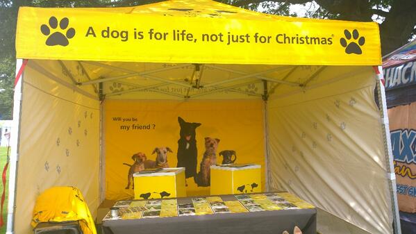 asdacoventry's tweet photo. Lovely guys from dogs trust are here today also xx http://t.co/9oN4Ms9AOx