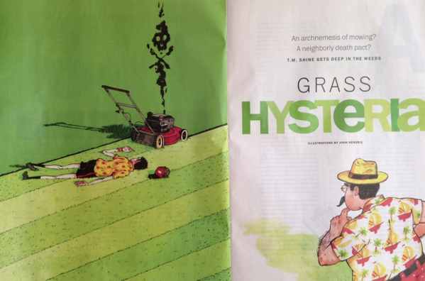 hendrixart's tweet photo. .@NoahMacMillan 's dad spotted this drawing of mine in the wild, from today's Washington Post Magazine. http://t.co/tdXJHlMC5X