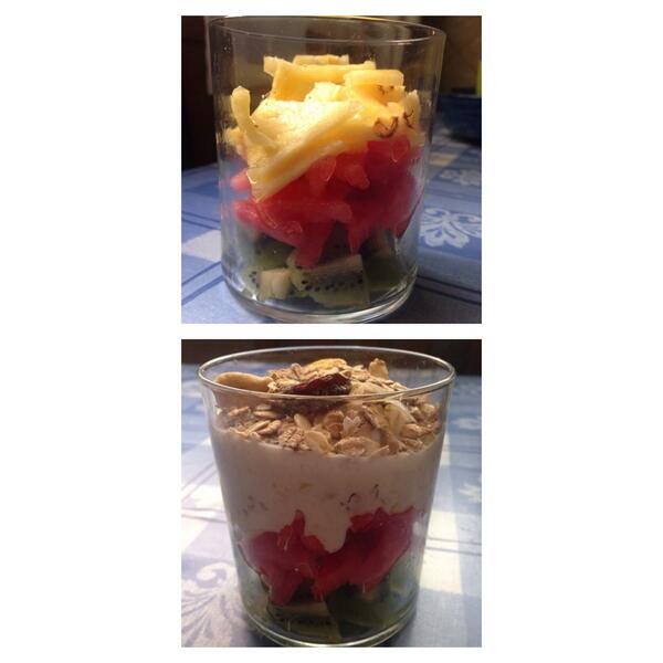 claarifg's tweet photo. My summer snak 🍍🍉 http://t.co/5xurOgAKYZ