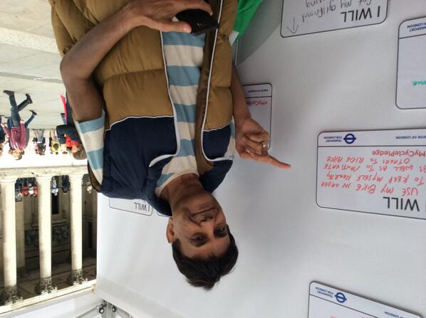 CycleLDN's tweet photo. @yesbabayes #mycyclepledge http://t.co/T9E1pb2UTx
