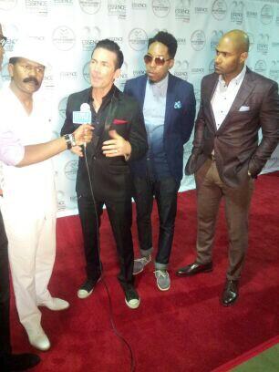 houstonstyle's tweet photo. @PreachersofLA on the #FestivalAllAccess Red Carpet with @iamReGGo looking sharp! #HSMEssenceFest #EssenceFest http://t.co/fgQYTfnzkU