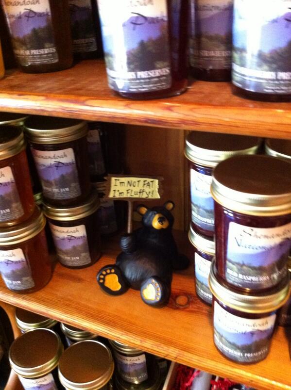 Seen driving thru Shenandoah Nat'l Park, Skyline Dr., Va. &amp; thought of you! Fluffy is everywhere!